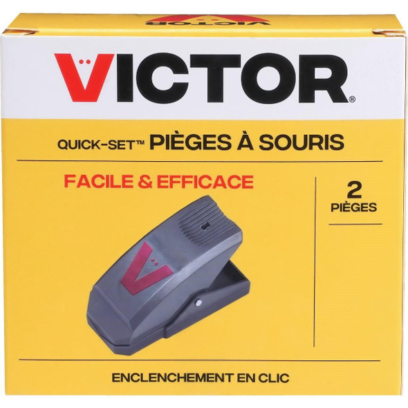 M137B Victor Quick-Set Mechanical Mouse Trap (2-Pack)