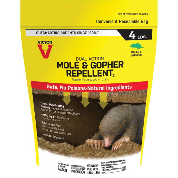 M7001-1 Victor 4 Lb. Granular Mole & Gopher Repellent