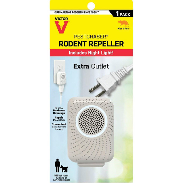 M751PS Victor Sonic PestChaser Sonic 400 Sq. Ft. Coverage 110 VAC Electronic Pest Repellent