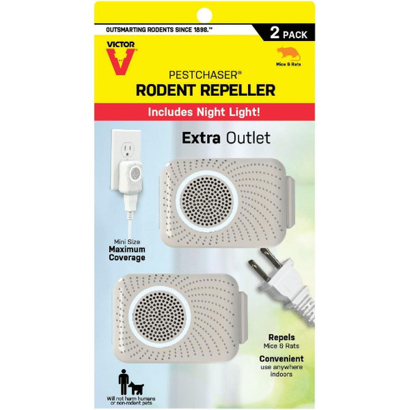 M752PS Victor Mini PestChaser Sonic 400 Sq. Ft. Coverage 110 VAC Electronic Pest Repellent