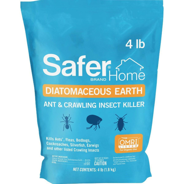 SH51703 Safer Home 4 Lb. Ready To Use Diatomaceous Earth Crawling Insect Killer