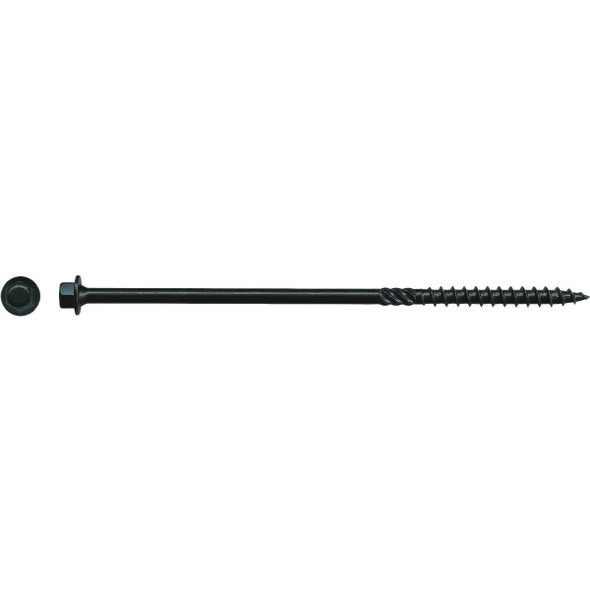 BL146-25 Big Timber #14 x 6 In. Black Log Structure Screw (25 Ct.)