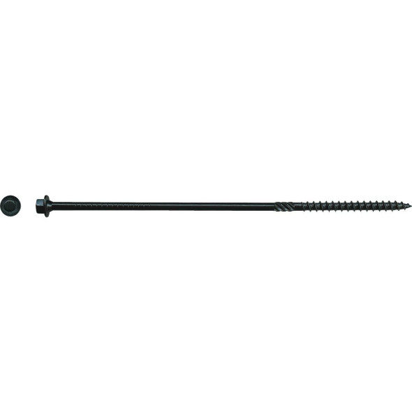 BL148-25 Big Timber #14 x 8 In. Black Log Structure Screw (25 Ct.)
