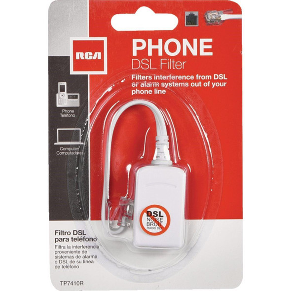 TP7410R RCA DSL & Phone or Security System DSL Line Filter
