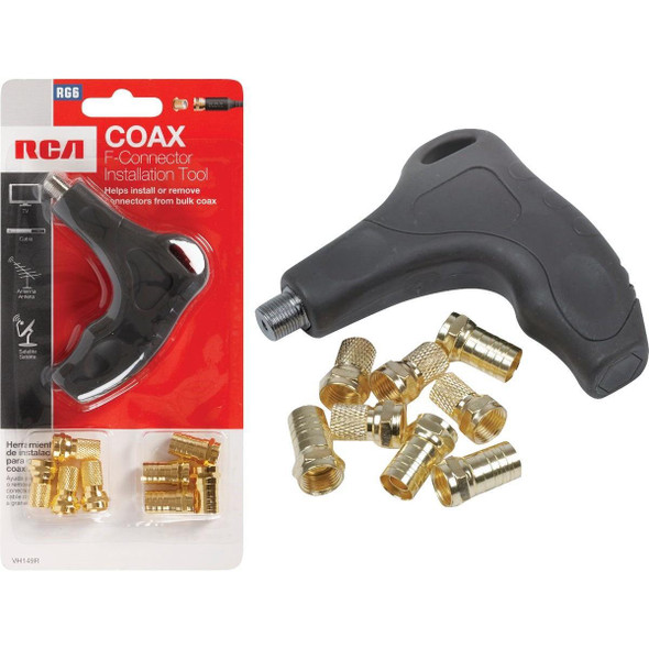 VH149R RCA 7.8 In. Plastic F-Connector Installation Tool