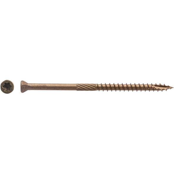 1THB93 Big Timber #9 x 3 In. Bronze Trim Screw (1 Lb.)