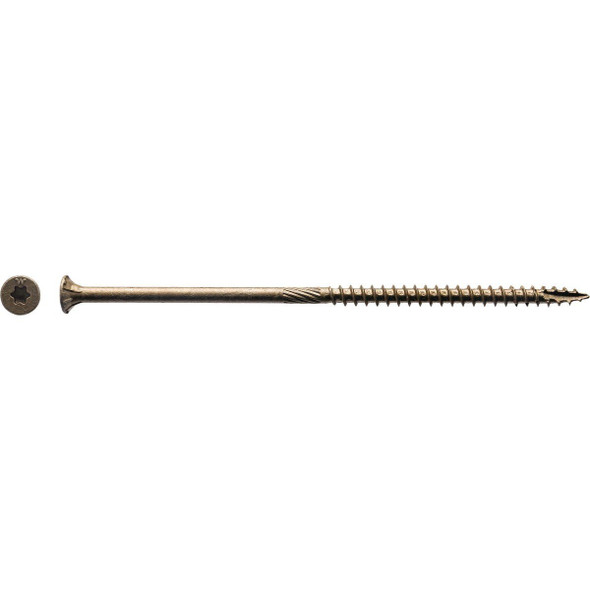 5BTX105 Big Timber #10 x 5 In. Bronze Flat Head Wood Screw (185 Ct., 5 Lb.)