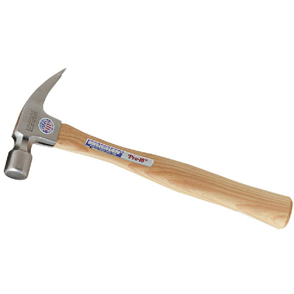 99 Vaughan 16 Oz. Smooth-Face Rip Claw Hammer with Hickory Handle