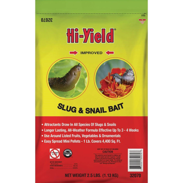 32070 Hi-Yield 2-1/2 Lb. Ready To Use Pellets Slug & Snail Killer