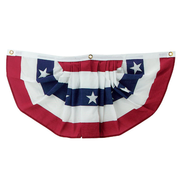 PMF Valley Forge 1 Ft. W. x 3 Ft. L. Polycotton Fan Flag Bunting