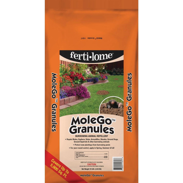 11317 Fertilome MoleGo 10 Lb. Granular Mole & Gopher Repellent