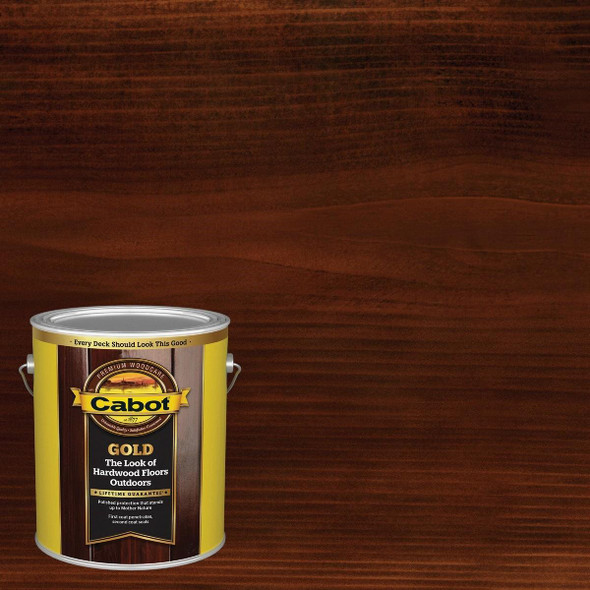 140.0003473.007 Cabot Gold Exterior Stain, Moonlit Mahagany, 1 Gal.