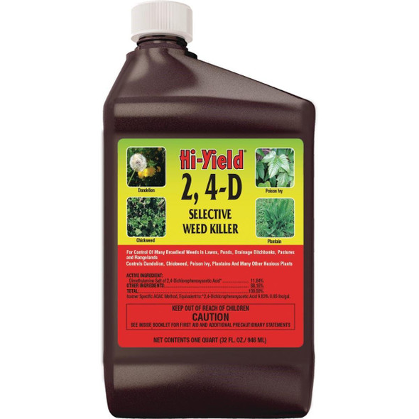 21415 Hi-Yield 2, 4-D 32 Oz. Concentrate Selective Weed Killer