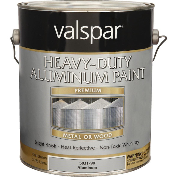 018.5031-90.007 Valspar Gallon Aluminum HD Resin Finish Aluminum Paint