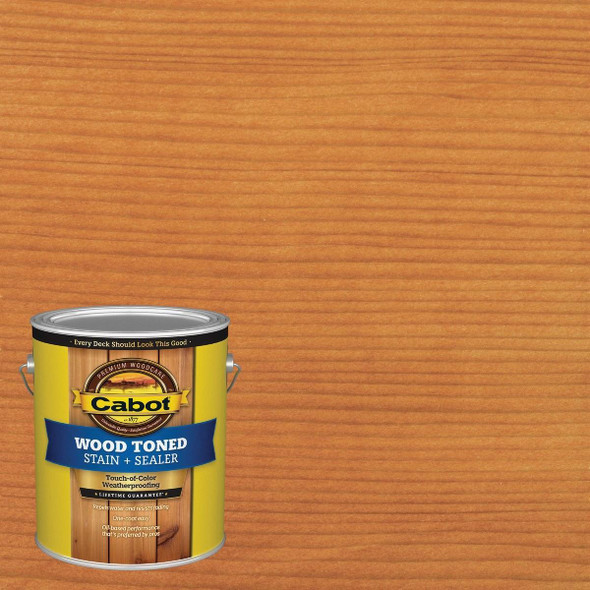 140.0003005.007 Cabot Alkyd/Oil Base Wood Toned Deck & Siding Stain, Pacific Redwood, 1 Gal.