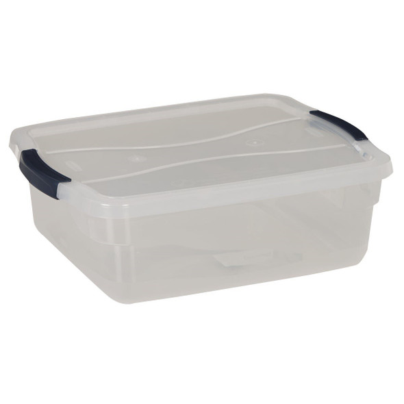 RMCC160000 Rubbermaid 16 Qt. Cleverstore Clear Tote