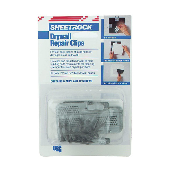 380161 Sheetrock Metal Drywall Repair Clip