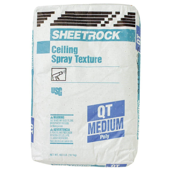 540795 Sheetrock Medium 40 Lb. Bag White Spray Texture Material