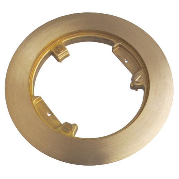 P60CP Steel City 5-1/4 In. Polished Brass Model No. 68P Carpet Flange