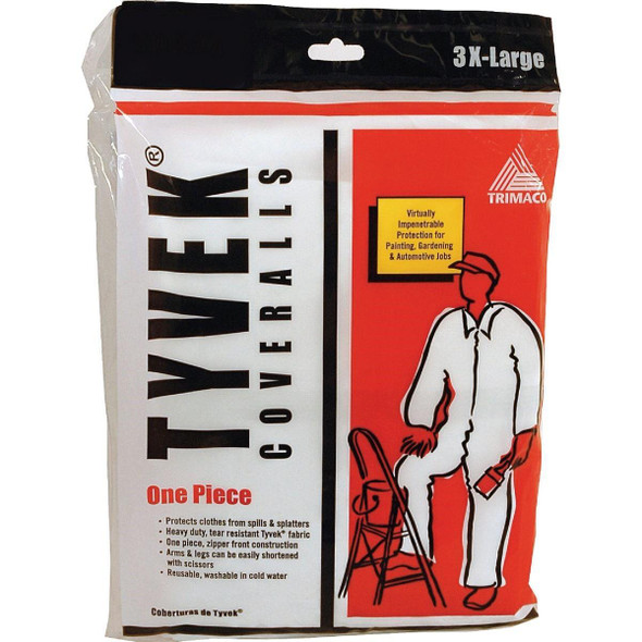 14125 Trimaco Tyvek 3XL Reusable Painter's Coveralls
