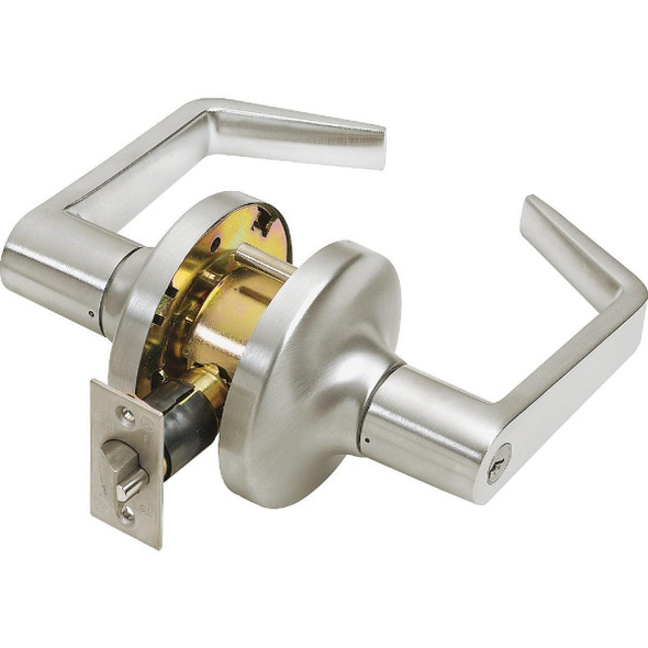CL100011 Tell Satin Chrome Entry Door Lever
