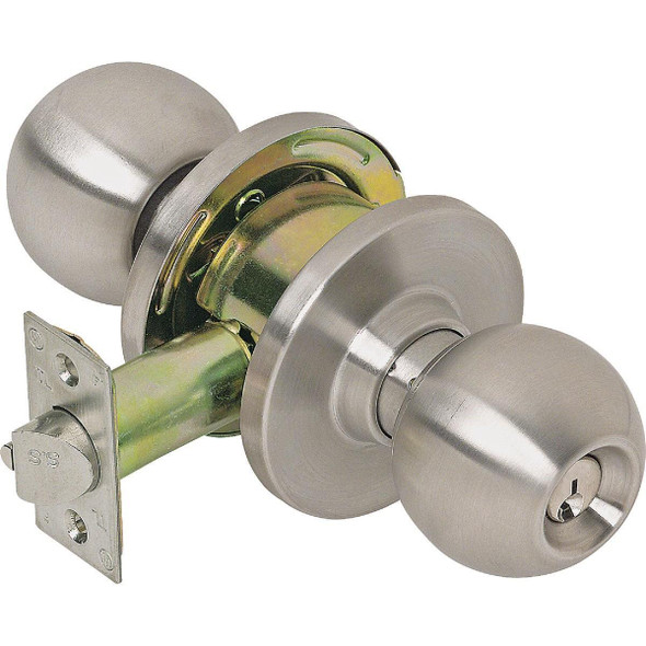 CL100006 Tell Stainless Steel Storeroom Door Knob Lockset