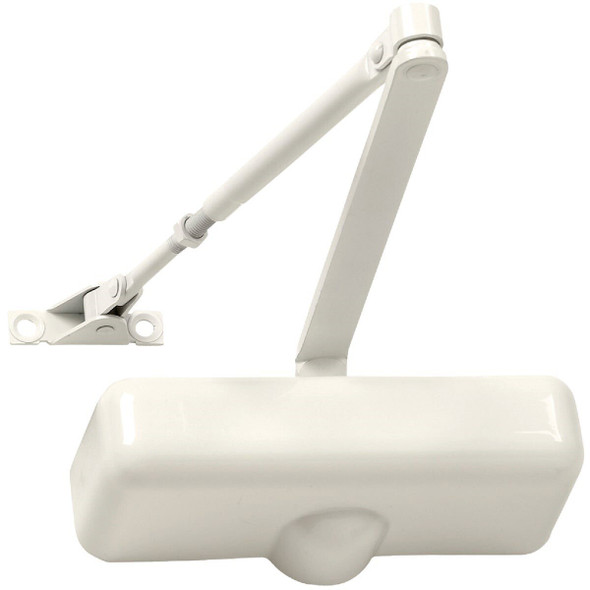 DC100078 Tell 2000 Series Residential Ivory Hold Open Door Closer