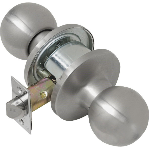CL100051 Tell Satin Stainless Steel Hall & Closet Door Knob