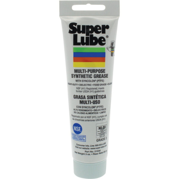 21030 Super Lube 3 Oz. Tube Synthetic Multi-Purpose Grease