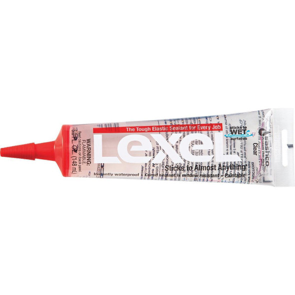 13013 Sashco Lexel 5 Oz. Caulk Polymer Sealant, Clear