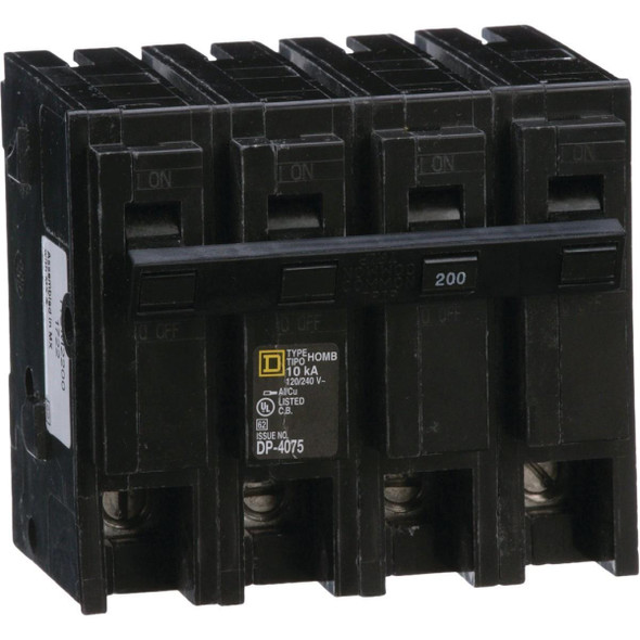 HOM2200CP Square D Homeline 200A Double-Pole Standard Trip Main Breaker
