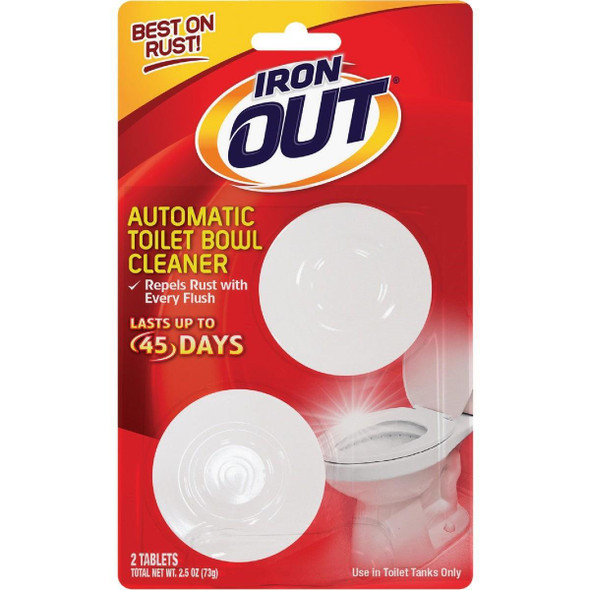 AT12T Iron Out Automatic Toilet Bowl Cleaner (2-Pack)