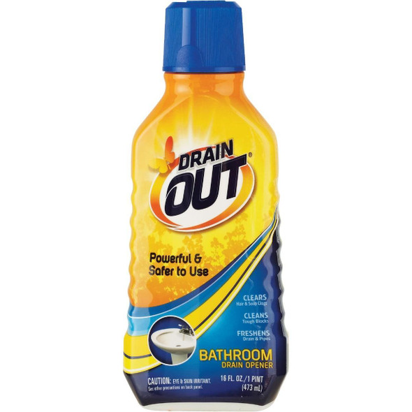 DOB06N Drain Out 16 Oz. Liquid Bathroom Drain Opener