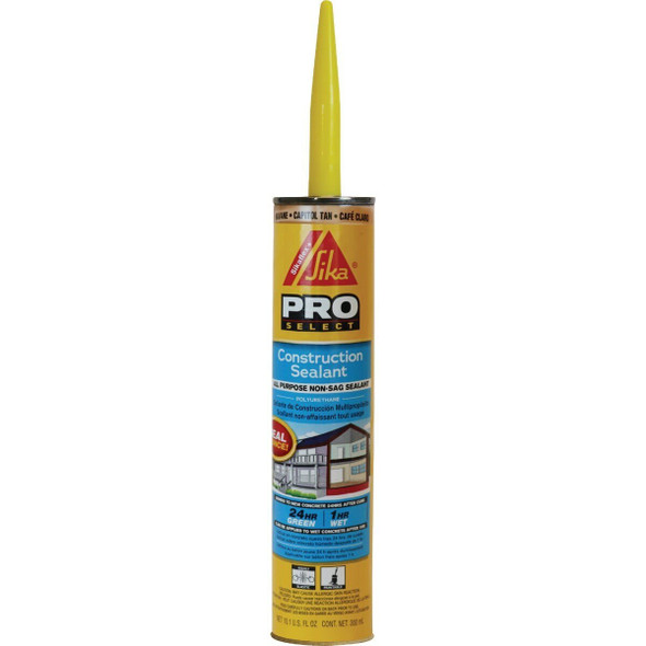 515311 Sikaflex Sika 10.1 Oz. Pro Select Construction Polyurethane Sealant, Tan