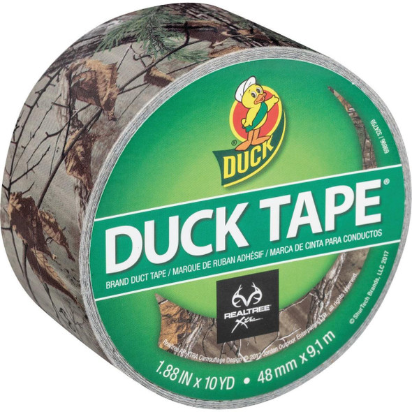 241744 Duck Tape Realtree Xtra 1.88 In. x 10 Yd. Printed Duct Tape, Camouflage