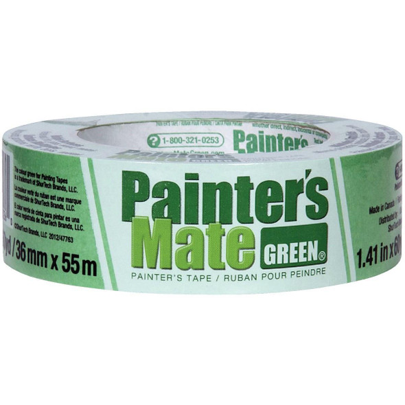 667017 Painter's Mate Green 1.41 In. x 60 Yd. Masking Tape