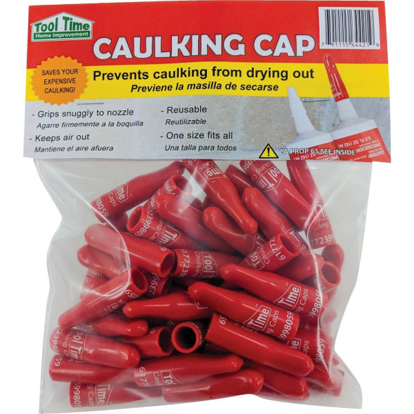 CLK50 Tool Time Vinyl Caulking Cap (50-Count)
