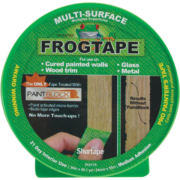 1358463 FrogTape 0.94 In. x 60 Yd. Multi-Surface Masking Tape