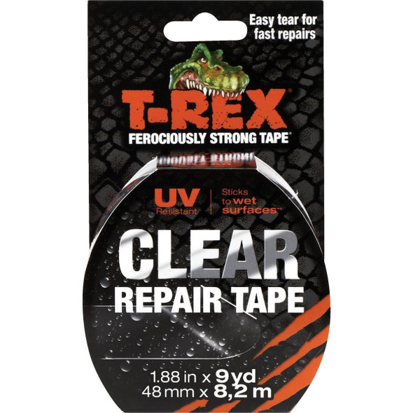 241535 T-REX 1.88 In. x 9 Yd. Repair Tape, Clear