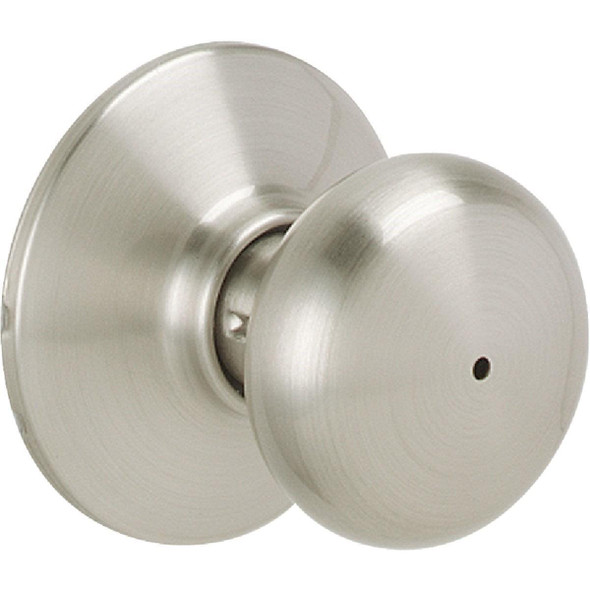 F40VPLY619 Schlage Plymouth Satin Nickel Bed & Bath Door Knob