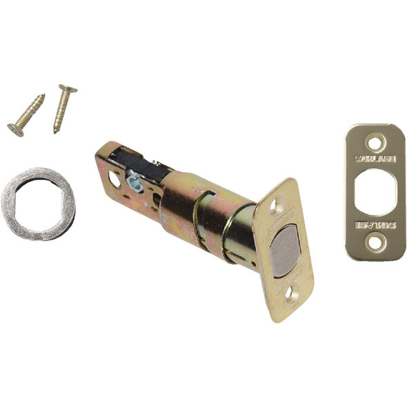 40-222 Schlage Interior Deadbolt Latch with 4 Round Corner Faceplates