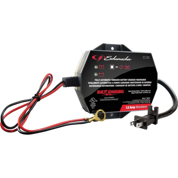 SC1300 Schumacher Automatic 12V 1.5A Auto Battery Charger/Maintainer