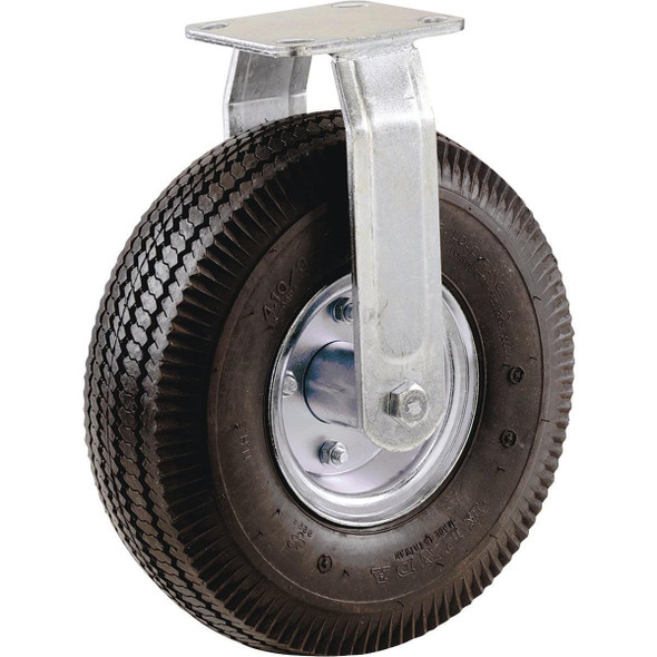 9797 Shepherd 10 In. Pneumatic Rigid Plate Caster