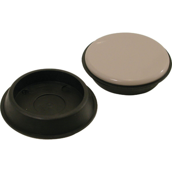 239216 1-3/4 In. Round Self Adhesive Furniture Glide,(4-Pack)