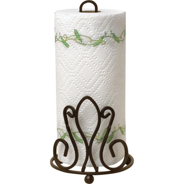 35224 Spectrum Countertop Bronze Patrice Paper Towel Holder