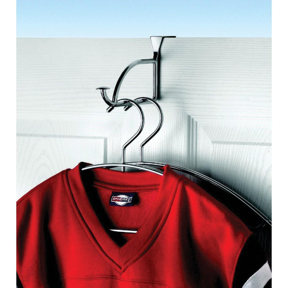 75370 Spectrum Chrome Over The Door Hanger Holder