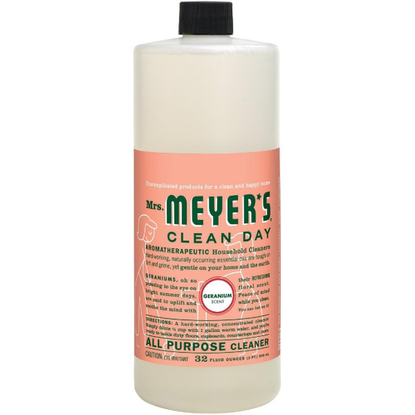 13440 Mrs. Meyer's Clean Day 32 Oz. Geranium Multi-Surface Concentrate