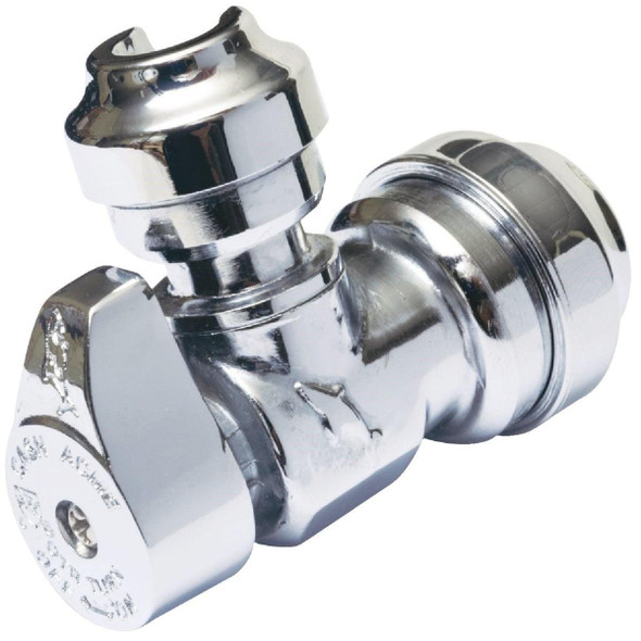 23048-0000LF SharkBite 1/2 In. SB x 1/4 In. OD Quick Connect Angle Valve