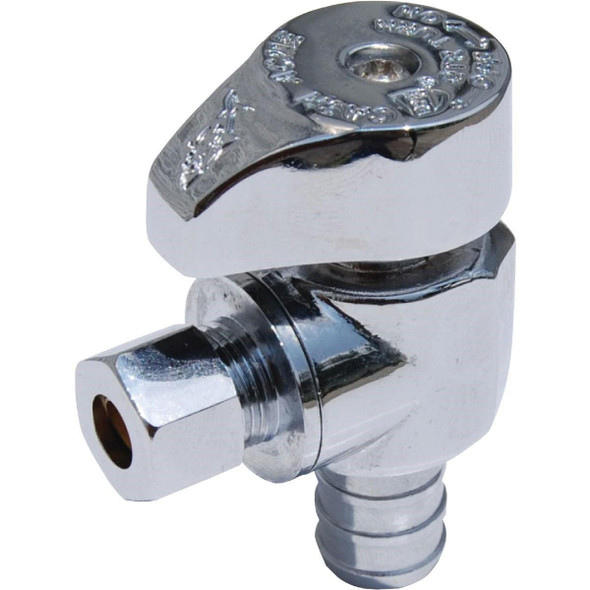23058LF SharkBite 1/2 CF X 3/8 OD Quarter Turn Angle Valve