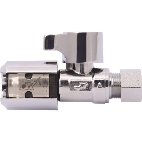 K23037 SharkBite EvoPex 1/2 In. x 3/8 In. Push-to-Connect Plastic Straight Valve